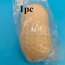 花生形矽膠壓力緩解玩具（請在下單前查看尺寸表，包含重要資訊）- 成人感官壓力緩解裝置，適合辦公室放鬆/派對互動，創意花生擠壓玩具可緩解壓力，適合辦公室、學校、生日、節日和家庭聚會的理想禮物，柔軟壓力緩解工具 - 彩色 - 查看 14