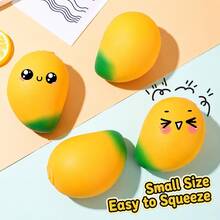 1pc Realistic Mango Stress Relief Toy, Slow Rebound Squeeze Venting Stress Relief Tool - one-size - View 4