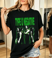 Type O Negative T-Shirt 100% Cotton Metal Band Unisex - Black - View 1