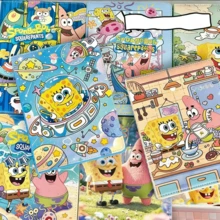 SpongeBob SquarePants 1 buah buku catatan bertema, cocok sebagai suvenir pesta. Ini adalah buku catatan yang menyenangkan, sempurna untuk perayaan ulang tahun dan dekorasi kantor. Buku catatan ini menggemaskan dan merupakan buku harian kantor bertema kartun, cocok untuk pelajar dan penggunaan di kantor. Cocok sebagai hadiah ulang tahun dan hadiah yang sangat baik untuk pelajar (gaya acak). - buku catatan - View 12
