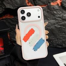 マグネット式黄ばみ防止 | 高級感あふれる2in1アクリルマグネット式スマホケース！スタイリッシュで手触りも良く、実用的な保護機能とマグネット式・耐衝撃設計を融合させた、高級感あふれるケースです。 赤色の筆跡 灰色の筆跡 青色の筆跡ケース  11 すまほ ケース 家族、恋人、友人、そして子供たちへのプレゼントに最適です。  16/15 Plus/17 Pro/14 Plus/13 Pro Max/12/11 Pro Max/Apple  Air/15/12 Pro Max/17 Pro Max/16 Pro/17e/14/ 13 pro/16 Pro Max/14 Pro Max/11 Pro/16 Plus/14 Pro/12 Pro/15 Pro/15 Pro Max/17/13/16e - ピンク - チェックする 15