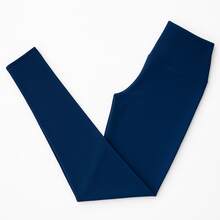 Flannel Pants For Cold Weather With Warm Lining, High Waist, Sizes S To XL. - Blue - View 6