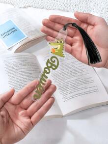1/3/5 piezas Marcapáginas de acrílico personalizado con borla, Marcapáginas de animal con nombre personalizado, Marcapáginas de lectura de dibujos animados lindos para niños, estudiantes y maestros, Marcapáginas de texto personalizado, Accesorios de libros de acrílico, Artículos personalizados, Regalo para maestros, Recompensa de aula, Regalo de regreso a la escuela, Regalo para amantes de los libros, Accesorios de lectura para mujeres y hombres, Marcapáginas personalizable para libros, Regalo único de graduación, cumpleaños y Navidad, Marcapáginas de animal lindo para lectores, Útiles escolares, Decoración de libros - Multicolor - Ver 6