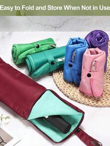 Umbrella Storage Bag, Foldable Waterproof Umbrella Cover, Convenient Travel Folding Umbrella Bag, Suitable For Home And Outdoor Use - Multicolor - View 2