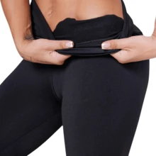 Flannel Pants For Cold Weather With Warm Lining, High Waist, Sizes S To XL. - Black - View 9