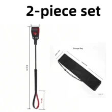 2pcs Professional 50cm Equestrian Riding Whip | Non-Slip Grip Special Riding Whip For Training And Competition, CE Certified High-Quality Flexible Equestrian Riding Whip With Wristband | Durable Equestrian Equipment Suitable For Riders And Coaches, Equestrian Riding Whip/Riding Whip, Riding Equipment, Horse Training Equipment, Equestrian Accessories - Multicolor - View 9