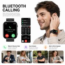 Jam Tangan Pintar SENBONO dengan Fungsi Panggilan, Panggilan Bluetooth & Kontrol Musik, Mode Multi-Olahraga, Monitor Detak Jantung & Oksigen Darah, Pelacak Tidur, Kalkulator, Pelacak Kebugaran, Kompatibel dengan Smartphone Android & iOS - Hitam - View 4