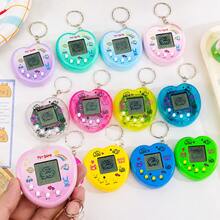 Interactive Electronic Pet, A Mini Handheld Game Console Providing Hours Of Fun, Relive The Nostalgic Retro Digital Pet Keychain Game - Multicolor - View 12