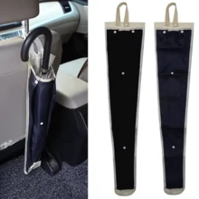 1pc Universal Car Seat Back Umbrella Holder - Waterproof Nylon Storage Bag, Hanging Design, Can Hold 3 Umbrellas, Foldable, Easy Installation, Convenient For Rainy Days And Commuting, Car Umbrella Organizer - A - View 2