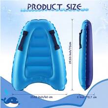 Inflatable Surfboard With Handle, Beach Floating Surfboard, Lightweight And Portable, Water Sports, Pool Inflatable Surfboard, Adult Summer Beach Surf Swimming Board, 5 Styles Available, Beach Essential, Beach Accessory - Multicolor - View 2