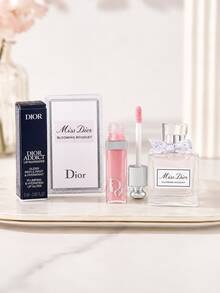 Dior Mini Lip Balm Perfume Beauty Duo Set – Addict Lip Cherry Oil Maximizer #001 Pink 2ml & Miss Dior Blooming Bouquet 5ml Mini Perfume - 清新甜感 - 查看 5