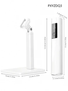 XEIJAYI 1个迷你可充电UV LED美甲灯，带支架，适用于快速干燥凝胶指甲油，UV LED凝胶指甲油烘干机，美甲工具，可充电美甲沙龙设备 - 白色 - 查看 11