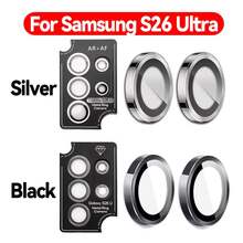 1個金屬鏡圈玻璃相機鏡頭保護殼，適用於 Galaxy S26 Ultra/S26/S26 Plus - 彩色 - 查看 5