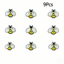 6/9/12/18/30Pcs Bee Pattern Iron-On Patches, Sewing Embroidery DIY Patches For Clothes, Shoes, Bags, Hats, Jeans Accessories, Suitable For Sewing DIY Handicrafts - Bee - View 14