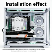 12cm Prism ARGB Dual-Color Reversible Case Fan With Prismatic Lighting Effects - 查看 3