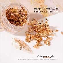 1 chai lá vàng resin 2 màu, làm đồ thủ công resin, vẽ nghệ thuật, trang trí nến, vàng & bạc 0.11oz vảy mỏng, phù hợp cho trang trí Lễ Phục sinh DIY chất làm đầy resin - Nhiều màu - Xem 15