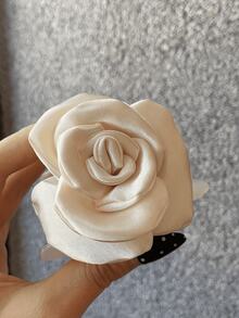 1PC Romantic Little Flower Bud Flower Clip Travel Atmosphere Satin Hair Claw - Multicolor - View 3