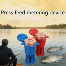 1pc Fishing Bait Presser, Durable Plastic Carp Bait Molding Tool, 7-Hole Quick Bait Ball Maker, Easy-To-Use Bait Shaper, Suitable For Freshwater Lakes, Rivers, Streams, Outdoor Fishing, Bait Preparation And Making Uniform Firm Bait Balls, Fishing Bait Making Equipment, Fishing Bait Pressing Tool, Durable Plastic Bait Press Mold, Ideal Gift For Fishing Enthusiasts - Multicolor - View 5