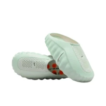 Nike Mind 001 Comfortable And Soft Closed-Toe Slippers (Women's) In Grey-Green (No Special Features) - HQ4309-300 - View 4