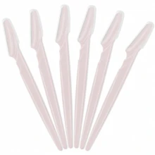 Set 6 buah warna pink, pemangkas/pisau cukur alis, pisau cukur pengelupas, alat penghilang bulu tubuh dan set perawatan wajah, dengan gagang panjang dan penutup pelindung presisi, alat pembentuk alis wanita, cocok untuk penggunaan sehari-hari atau perjalanan, pemangkas alis unisex yang mudah digunakan, untuk memangkas dan membentuk alis, hadiah untuk pacar, hadiah untuk ibu, hadiah untuk saudara perempuan, hadiah untuk teman, hadiah untuk perempuan. - Beraneka warna - View 10