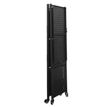 DASCK Estantería Metálica Plegable 4 Baldas Garaje - Negro - Ver 5