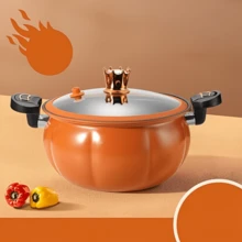 Large Capacity Saucepan With Twist-Lock Handle, Suitable For Quick Cooking, Non-Stick, Multi-Functional Cooking Pot, Cast Iron Pot, High-Quality Pot Body, Suitable For Gas Stoves, Open Flames And Induction Cookers, A Versatile Slow Cooker. - View 5