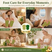 55pcs Ginger & Mugwort Pure Herbal Foot Pads - View 5