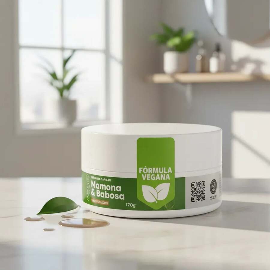 Máscara Capilar Mamona e Babosa Ecoliv - Natulife 170gr - Máscara de Nutrição - Visão 1