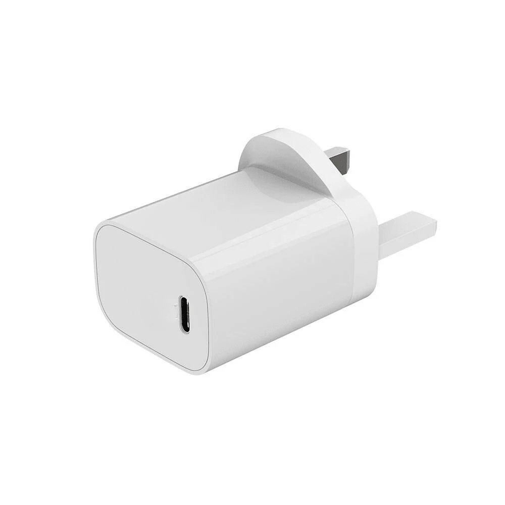 ChargeProX 20W PD Fast Charging Block, UK USB C Plug Quick Charger, Compact Type C Wall Adapter For IPhone 14/13/12/11/Samsu, Travel Essential - UK Plug(220-240V) - View 1
