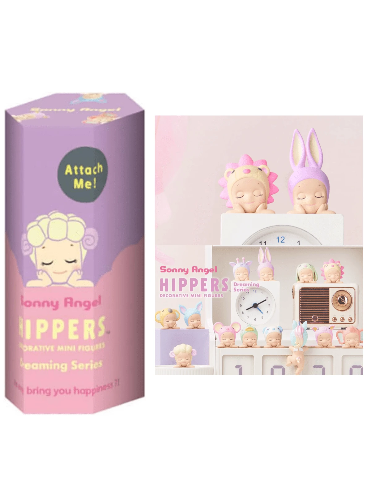 Sonny Angel HIPPERS - Dreaming Series/Limited Edition - 1 Sealed Blind Box - Original Mini Figure - Multicolor - View 1