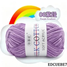 EDCUEBE7 1/10pcs Soft Warm Gradient Yarn - 3 Acrylic Blend, Perfect For Knitting Sweaters, Scarves, Socks And Gloves - [Sweater Socks Warm Yarn] - 3 Gradient Colors - View 12