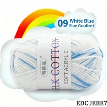 EDCUEBE7 1/10pcs Soft Warm Gradient Yarn - 3 Acrylic Blend, Perfect For Knitting Sweaters, Scarves, Socks And Gloves - [Sweater Socks Warm Yarn] - 3 Gradient Colors - View 15