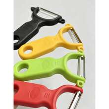 4pcs Colorful Stainless Steel Vegetable Peeler Set, Each Color Corresponds To Different Blade Design, Multi-Function Fruit Peeler, Suitable For Daily Kitchen Food Preparation - Multicolor - View 9