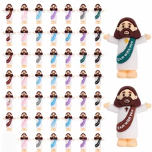 100 PCS Little Jesus Figures, Mini Jesus Figurines In Bulk, Multicolor Tiny Jesus Figures, Christian Gifts,Christmas Gifts,Halloween Gifts,Baptism - 50pcs - View 10