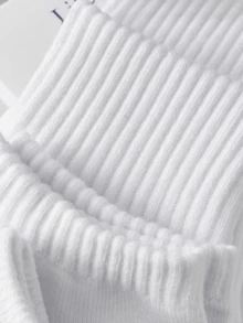 5/10/20/30 Pairs Men's Shock-Absorbing Non-Slip Ankle Socks, Low-Cut Comfortable Casual Socks Suitable For Sports, Daily Wear And Work, With Shock-Absorbing Ankle Design, Low-Cut Comfortable Breathable Casual Socks Suitable For Summer Wear - White - View 3