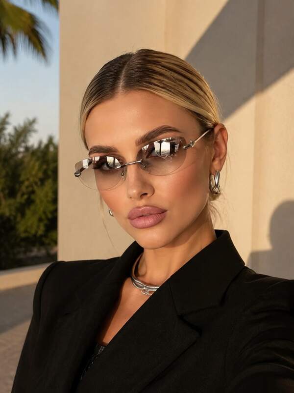 Gafas de moda versátiles, minimalistas y elegantes, duraderas y adecuadas para hombres, diseño unisex para conducir, vacaciones, ciclismo al aire libre, deportes y todas las estaciones como regalo