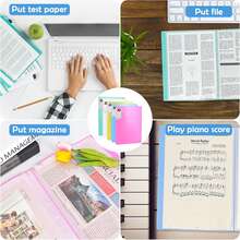 1pc A4 Display Folder, Transparent Folder, Macaron Color PP Plastic File Organizer (Suitable For Students, Test Papers, Office Documents And Artworks), Large Capacity Waterproof Paper Storage Binder, Office/Medical Records Folder, Back To School, School Supplies, Notebook/Stationery/Desktop Accessories/Office Supplies/School Supplies/Classroom Essentials/Desktop Organizer/Teacher's Day Gift, Office Stationery, School Supplies, Back To School, School Essentials, Office Supplies, Back To School - One Size Fits All - View 8