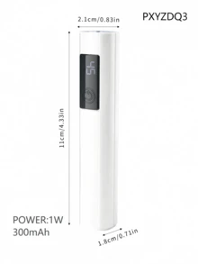 XEIJAYI 1个迷你可充电UV LED美甲灯，适用于凝胶美甲，快速干燥，UV LED凝胶指甲油美甲烘干灯，美甲工具，可充电沙龙设备 - 白色 - 查看 10