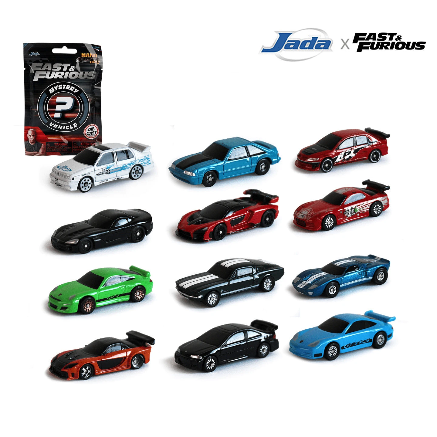 Simba Universal Nano Hollywood Ride Wave 2 Mystery Pack - 4cm Die-Cast Metal Toy Car, 1 Of 12 Mini Collectible Cars, Ideal Gift - Multicolor - View 1
