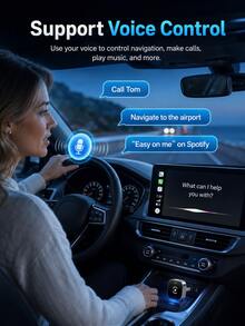XF.Meraki 無線 CarPlay 轉接器,兼容 Apple CarPlay,輕鬆將有線 CarPlay 升級為無線,即時連接,自動重新連接,超迷你 CarPlay 轉換器,兼容 ,兼容內建 CarPlay 的車輛,汽車配件 - 互聯盒子 - 查看 10