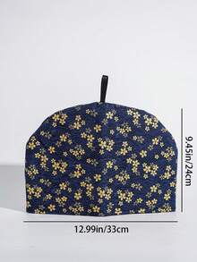 1pc Floral Pattern Cotton Fabric Tea Pot Warmer Cover, Dessert Tray Lid, Used For Keeping Warm Tea Pot In Home Kitchen Afternoon Tea - Multicolor - View 18