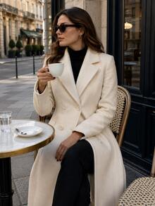 Luxury Lined Winter Jacket/Clothes Coat - 白色 - 查看 4