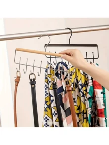Kotak Penyimpanan Kait Logam Gantung Dinding dengan 8 Kait - Cocok untuk Topi, Handuk, Tali, dll. - Solusi Penyimpanan Modern untuk Kamar Tidur dan Kamar Mandi. Penyimpanan Kamar Mandi: 1 Kait, Gantungan, Kait, Kait Multifungsi - MultiWarna - View 5