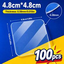 Transparent Double-Sided Adhesive Pads, Strong Removable Mounting Squares, Suitable For Photos, Posters, Wall Decor And Home Storage (Includes 1 Trial Pack) - Transparent - View 9