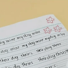 Back To School Essential - 5pcs Multicolor Star Teacher Stamps - Vibrant Easy-To-Use Rubber Ink Pads, Inspiring Classroom Reward And Feedback Stamps, Encouraging Grading Stamp Set, For Educators, Durable ABS Material, Self-Inking - 5-pack Of Multi-colored Happy Stars - View 6
