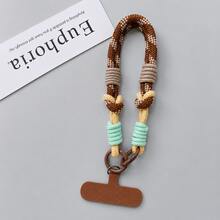 SUNJIANG Dây đeo điện thoại đa năng được nâng cấp mới, dây đeo cổ tay ngắn đa năng, dây chống thất lạc đa dụng. - Màu nâu  Mocha - Xem 5