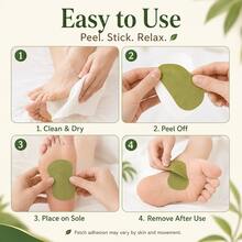 55pcs Ginger & Mugwort Pure Herbal Foot Pads - View 4