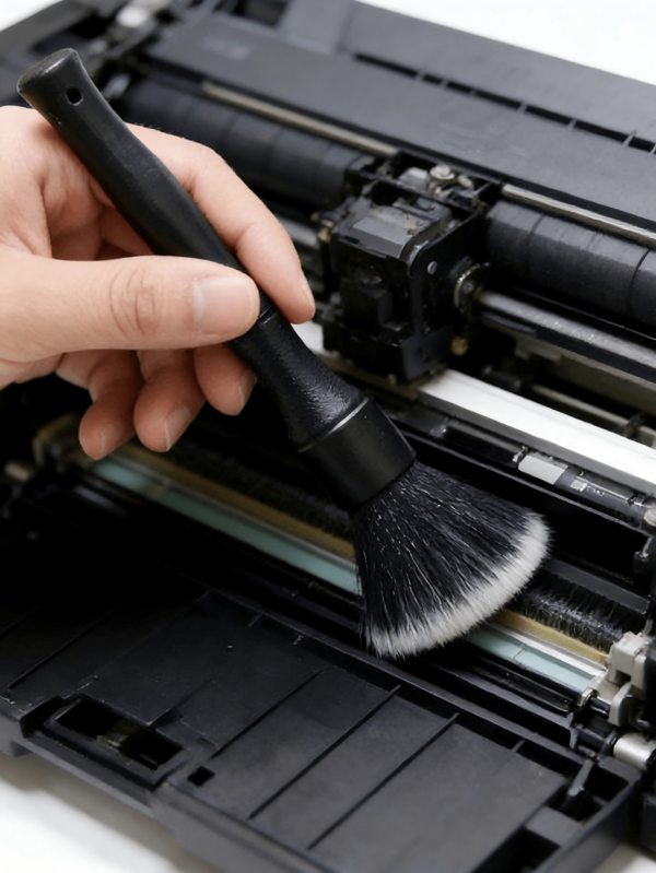 1pc Car Interior Cleaning Brush With Car Logo - Soft Bristle Cleaning Brush, Suitable For Cleaning Air Vents, Dashboard, Dust Removal Brush, Car Interior Cleaning Tool, Car Detail Cleaning Brush, Car Dashboard Dust Removal Brush, Leather Seats,