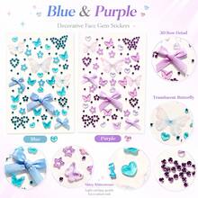 5-Color Butterfly Gemstone Stickers Just Launched! Perfect For Makeup Accents And DIY Phone Cases - Multicolor - View 4