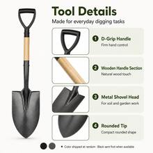 70cm High-Strength Metal Garden Shovel With Wooden Handle, Small Digging Trowel - 70cm - View 4